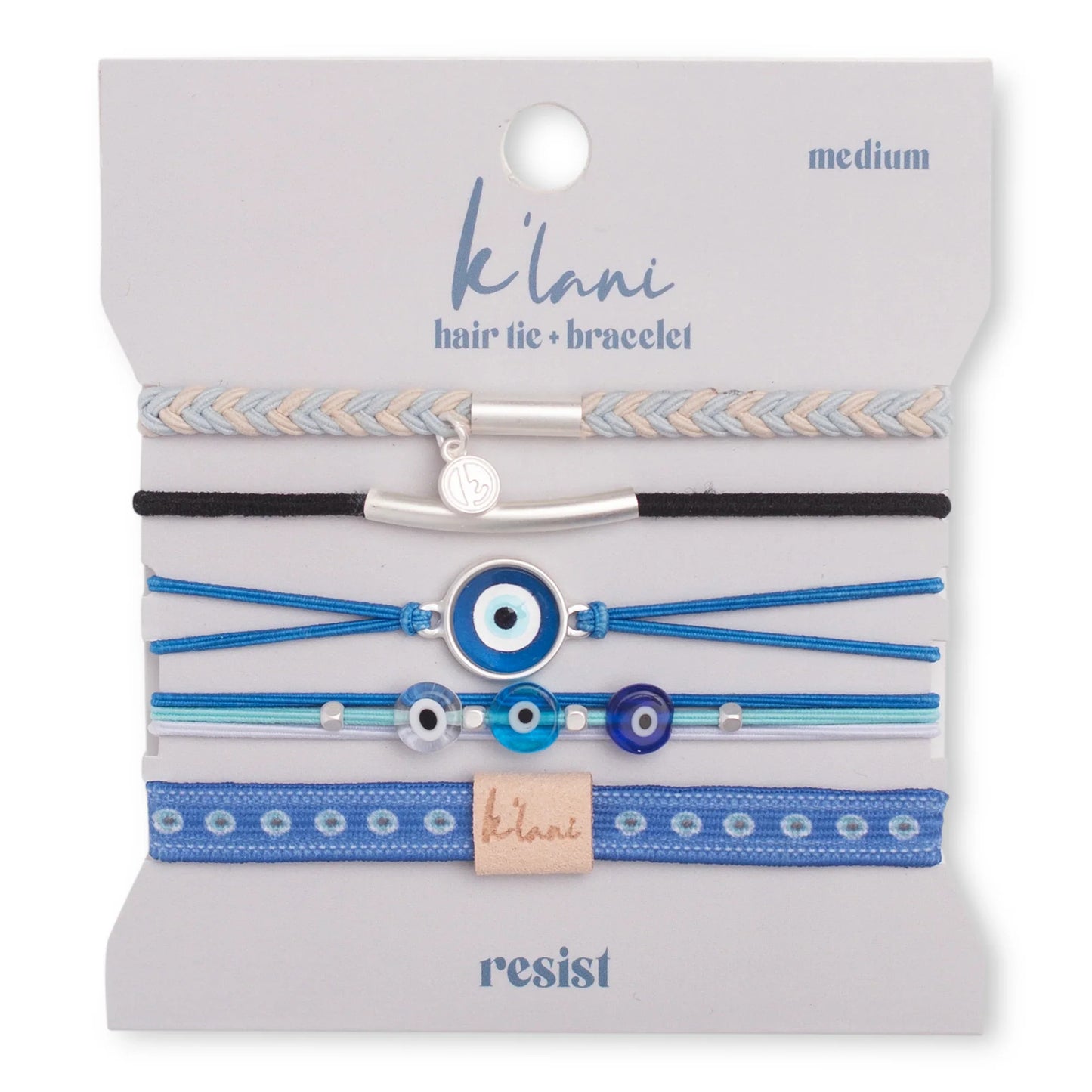 Resist Hair Tie + Bracelets