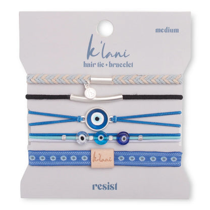 Resist Hair Tie + Bracelets