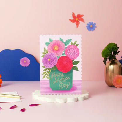 Happy Mother's Day Vase Card