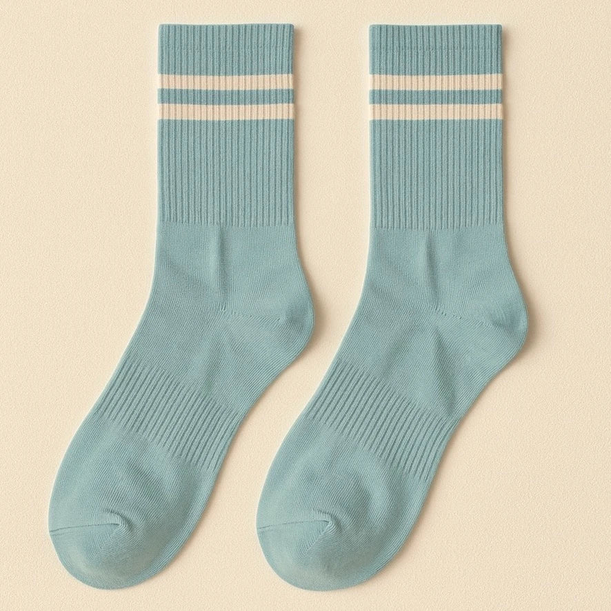 Bettega Classic Crew Socks with Stripe Detail (3 pack) Martina Palette