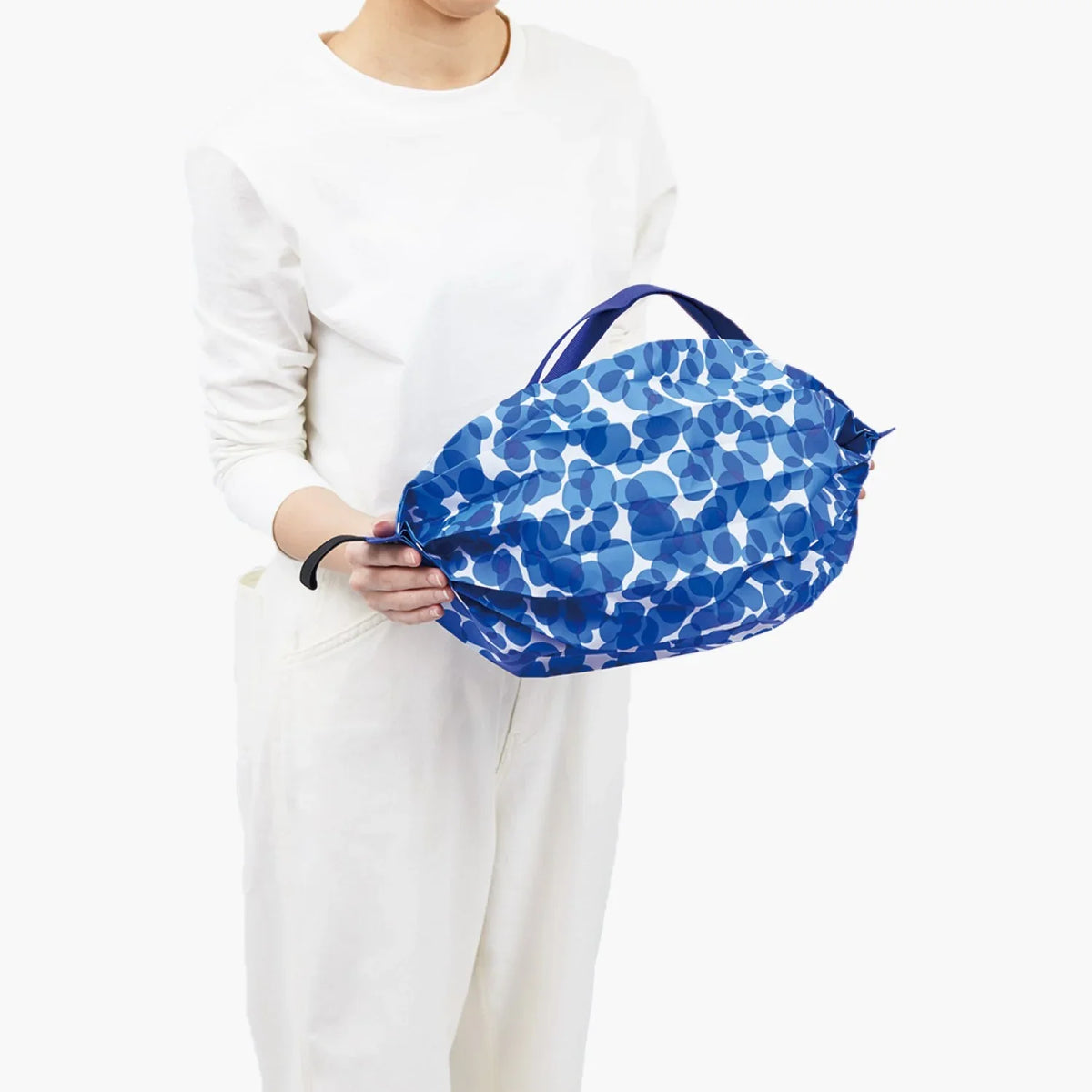 Shupatto Compact Reusable Bag Small Umi Ocean
