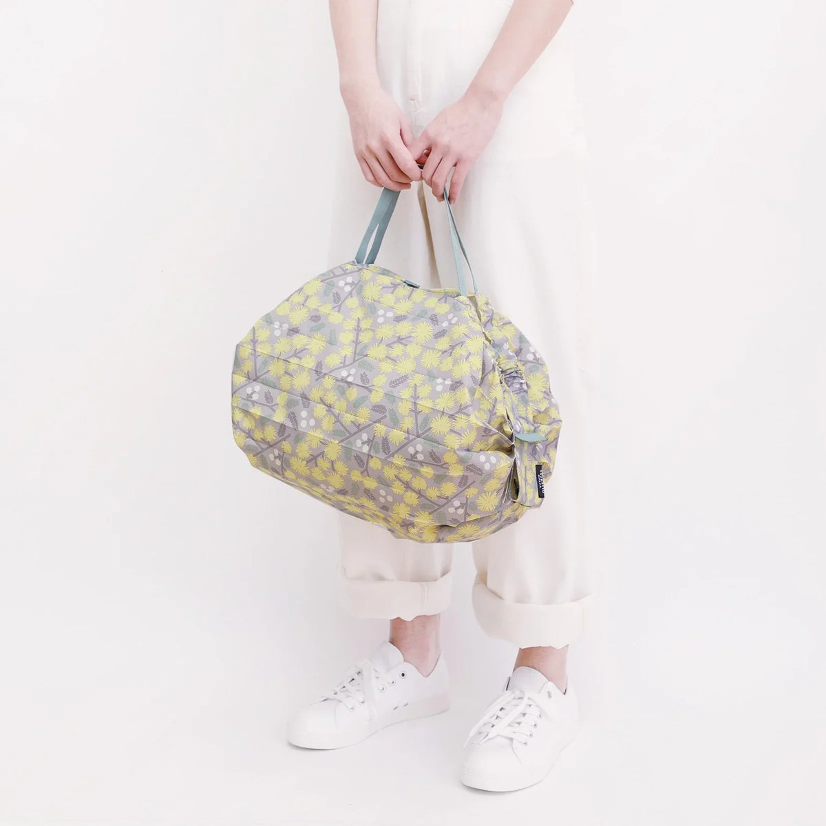 Shupatto Compact Reusable Bag Medium Hana Mimosa