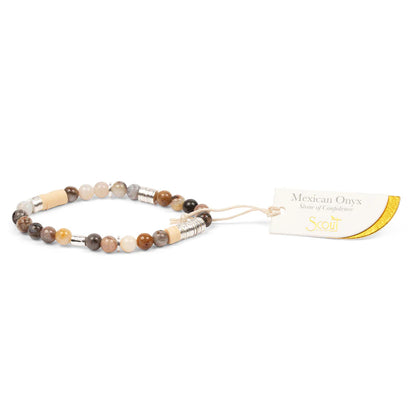 Intermix Stone Stacking Bracelet Mexican Onyx