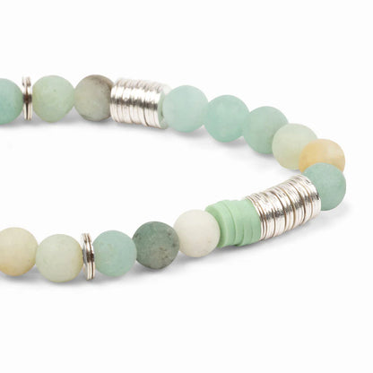 Intermix Stone Stacking Bracelet Amazonite