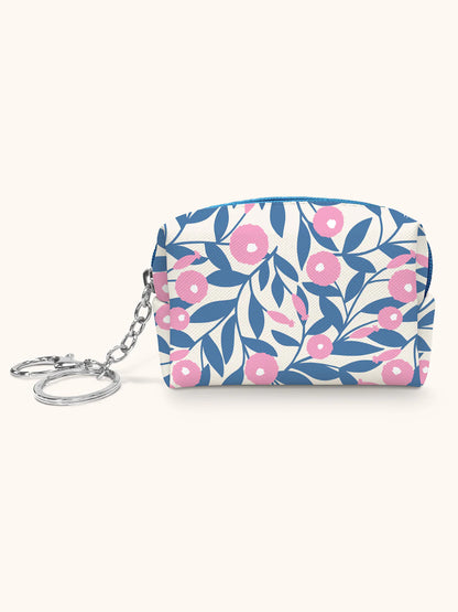 Blushing Dahlias Keychain Pouch