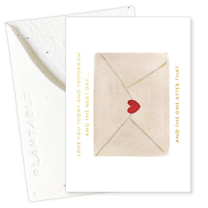 Love Letters Birthday Mini Greeting Card