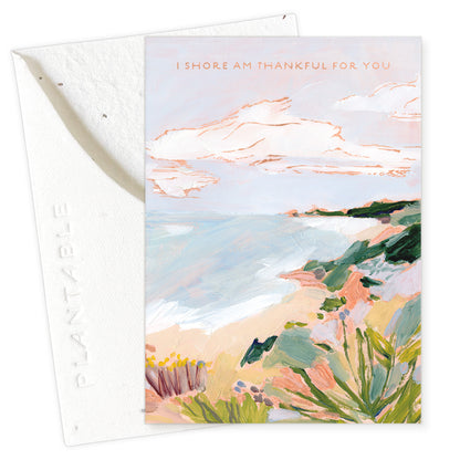 Shore Am Thankful Mini Greeting Card