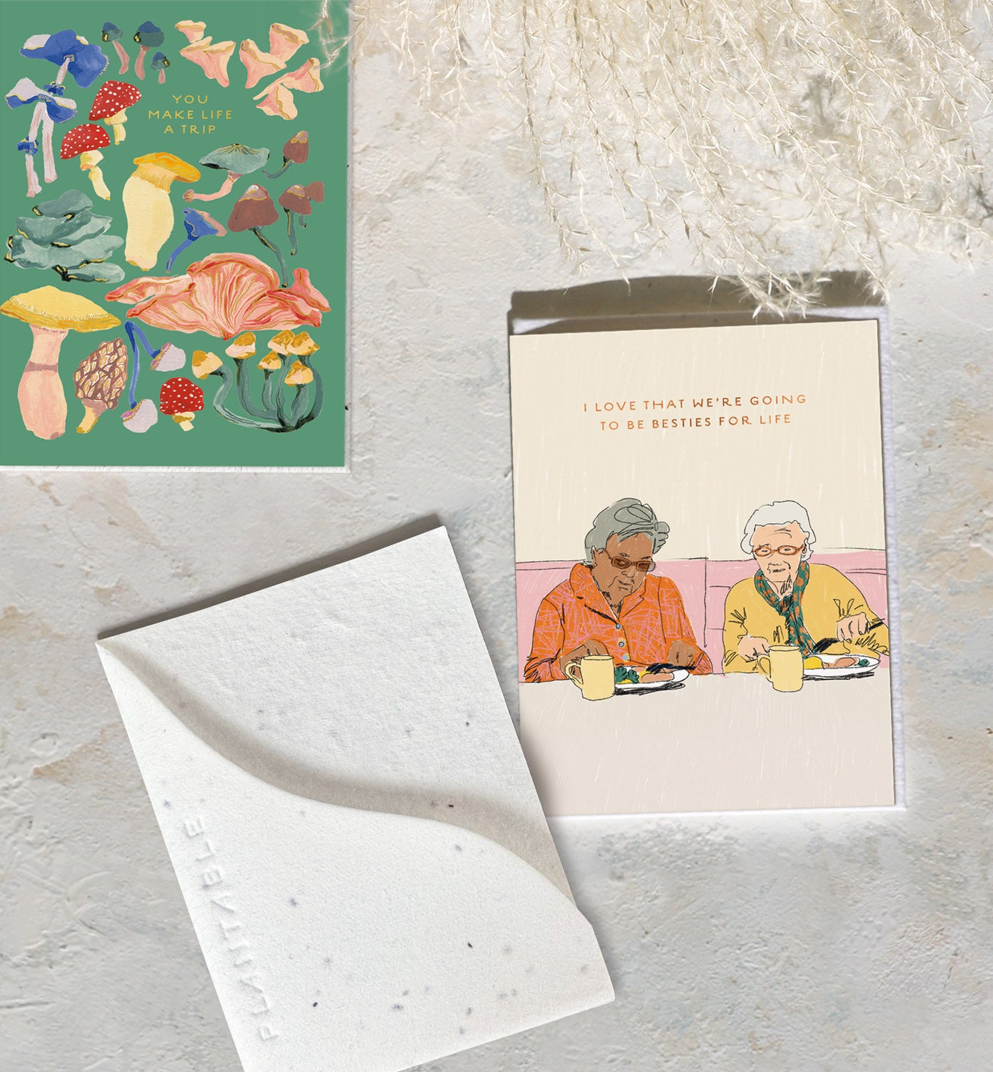 Forever Friends Mini Greeting Card