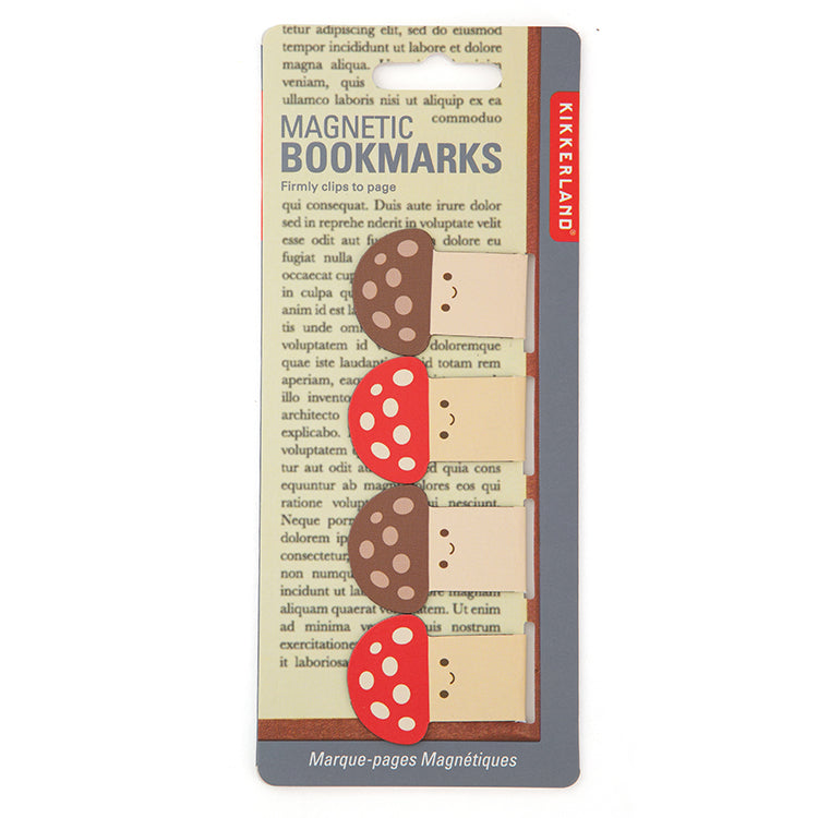 Mushroom Face Magnetic Bookmarks