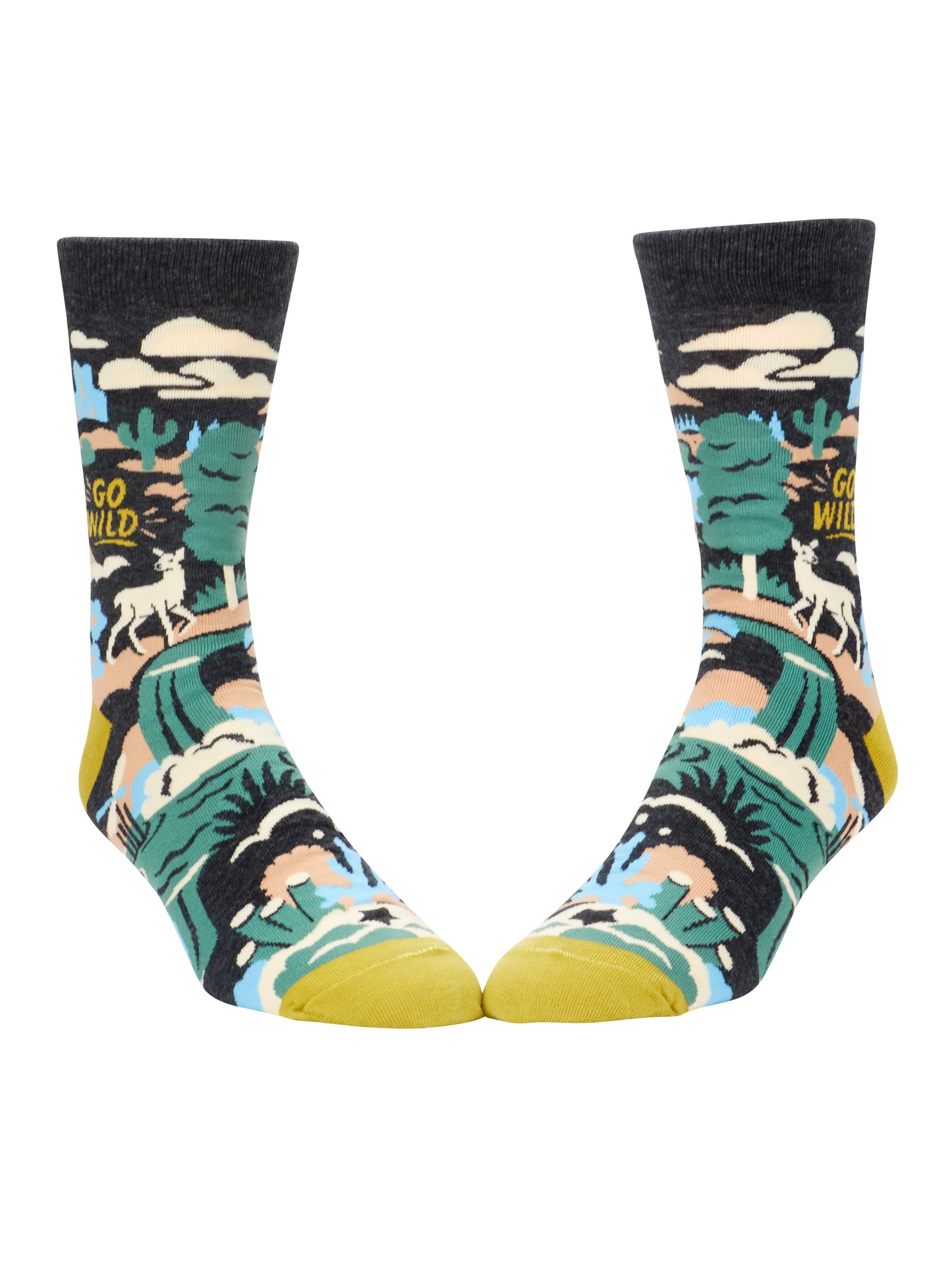 Men's Crew Socks Go Wild