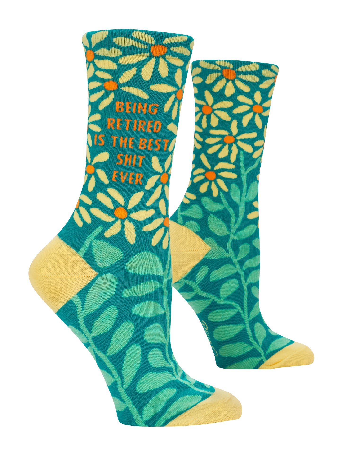 Women's Crew Socks Retired Is Best Shit