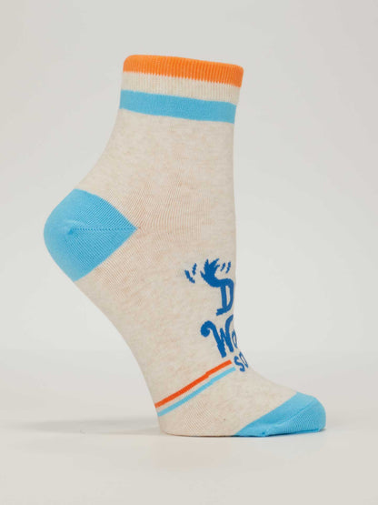 Women's Ankle Socks Dog Walkin'