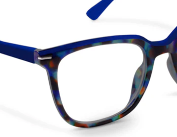 Dante Cobalt Tortoise / Blue Unisex Soft Squear Blue Light Glasses