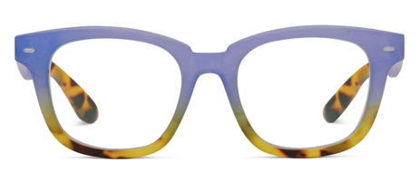 Hidden Gem Blue / Tokyo Tortoise Soft Squear Blue Light Glasses