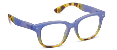 Hidden Gem Blue / Tokyo Tortoise Soft Squear Blue Light Glasses