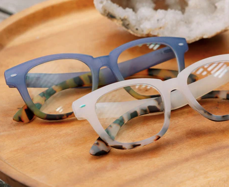 Hidden Gem Blue / Tokyo Tortoise Soft Squear Blue Light Glasses