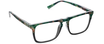 Traveler Green Camo / Pewter Unisex Rectangle Blue Light Glasses