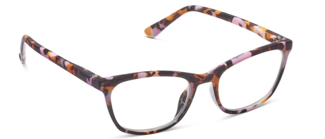 Gloria Pink Botanico Rectangle Blue Light Glasses