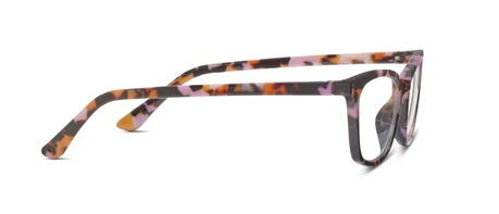 Gloria Pink Botanico Rectangle Blue Light Glasses