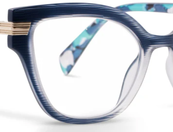 Marquee Navy / Marine Quartz Cat Eye Blue Light Glasses