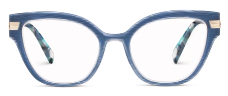 Marquee Navy / Marine Quartz Cat Eye Blue Light Glasses