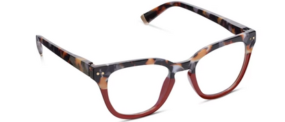 Faye Gray Botanico / Dark Red Cat Eye Blue Light Glasses