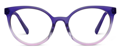 Dahlia Purple Cat Eye Blue Light Glasses