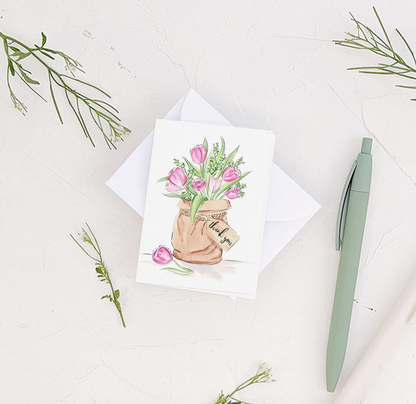 Thank You Blooms Enclosure Card