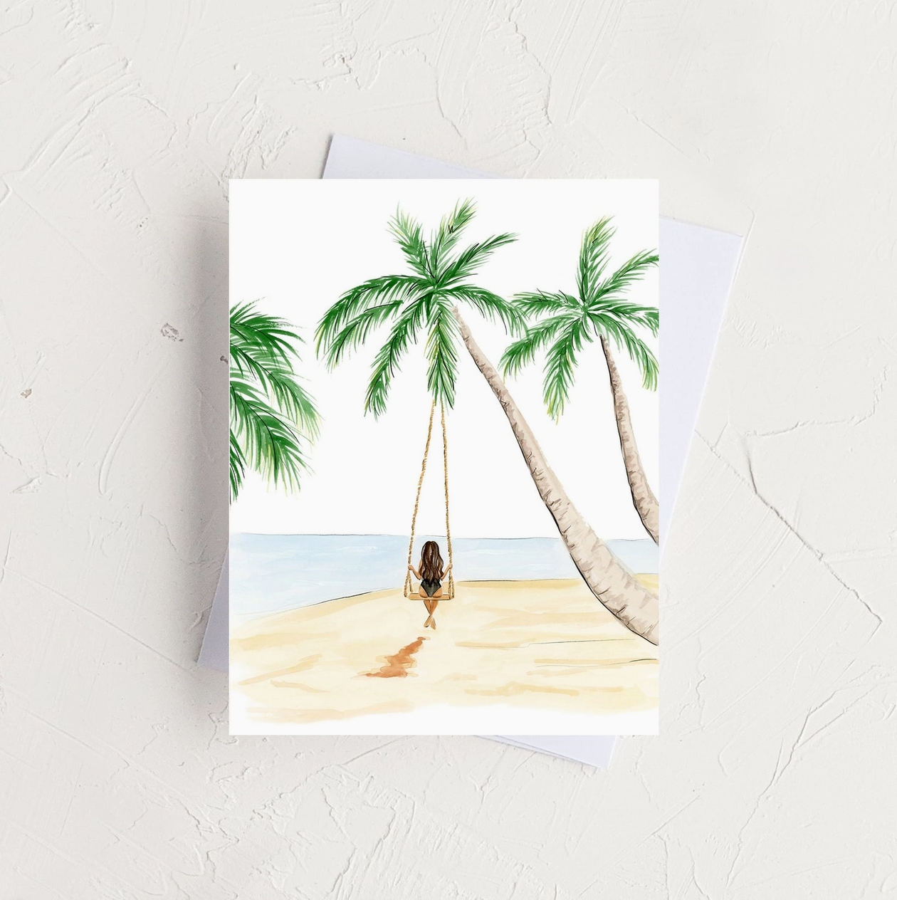 Tropical Boho Beach Days Everyday Greeting Card