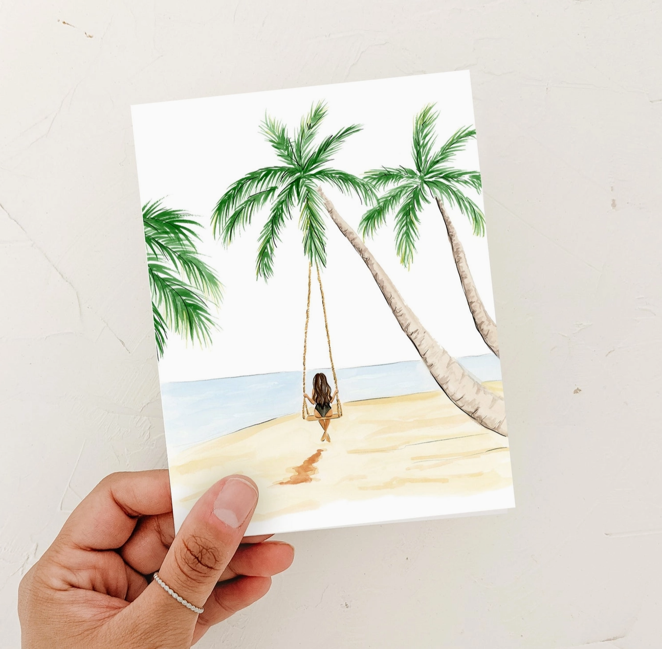 Tropical Boho Beach Days Everyday Greeting Card