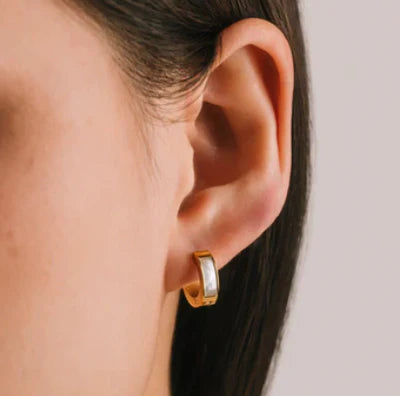 Tofino Huggie Hoops Gold