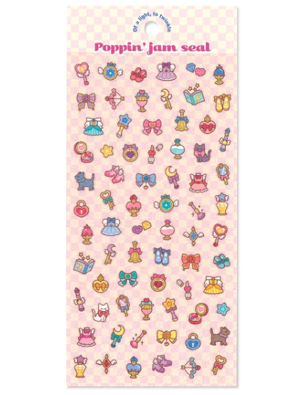 Kawaii Poppin' Jam Stickers Magical