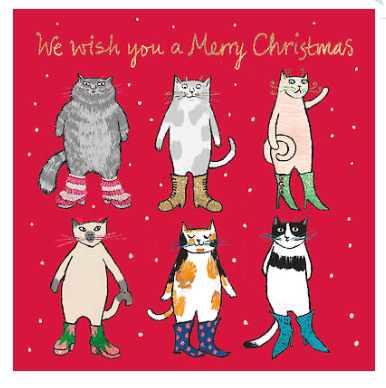 Christmas Party Boots Card