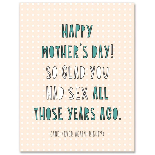 Mother's Day Sex Card