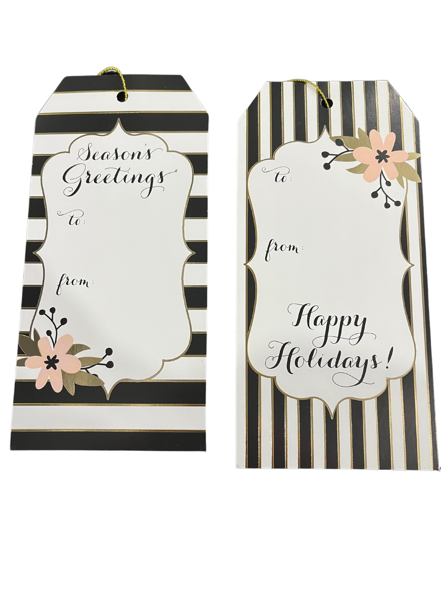 Blush Holiday Jumbo Gift Tags