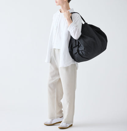 Shupatto Compact Reusable Bag Large Jet Black