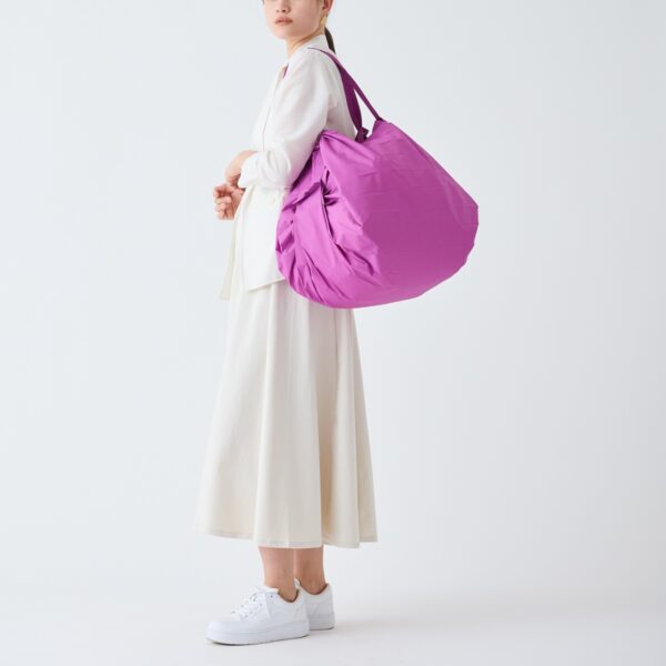 Shupatto Compact Reusable Bag Large Peony Petal