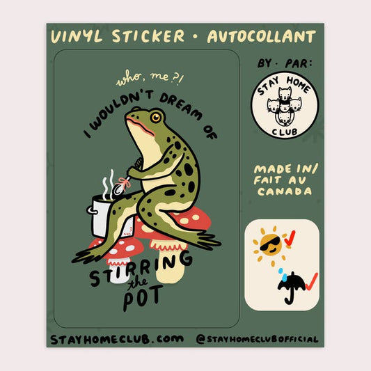 S61 Stirring the Pot Waterproof Vinyl Sticker