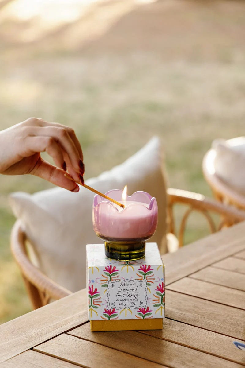 Bronzed Gardenia Tulip 5.5oz Candle
