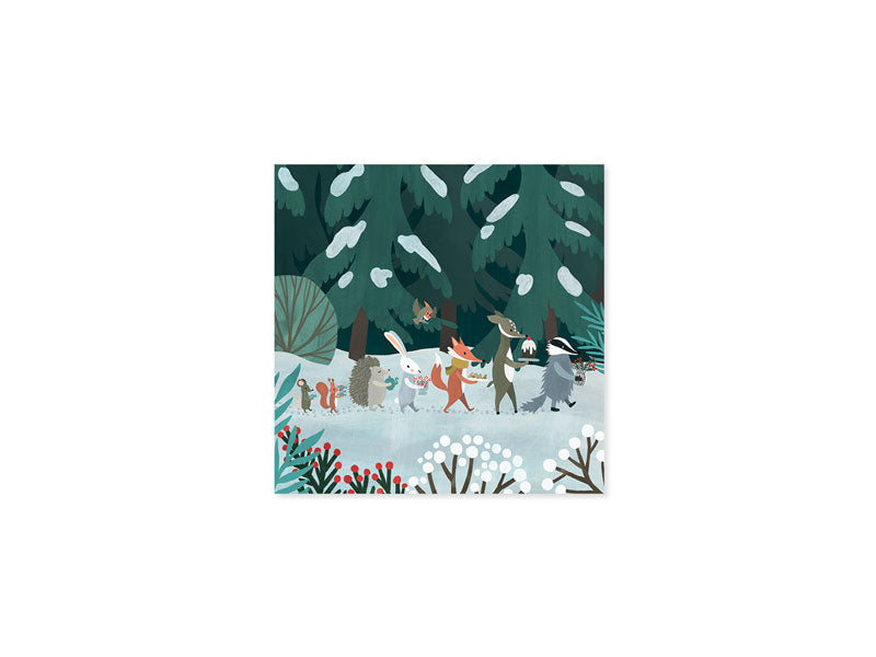 Mini Pop-Up Christmas Gathering Card