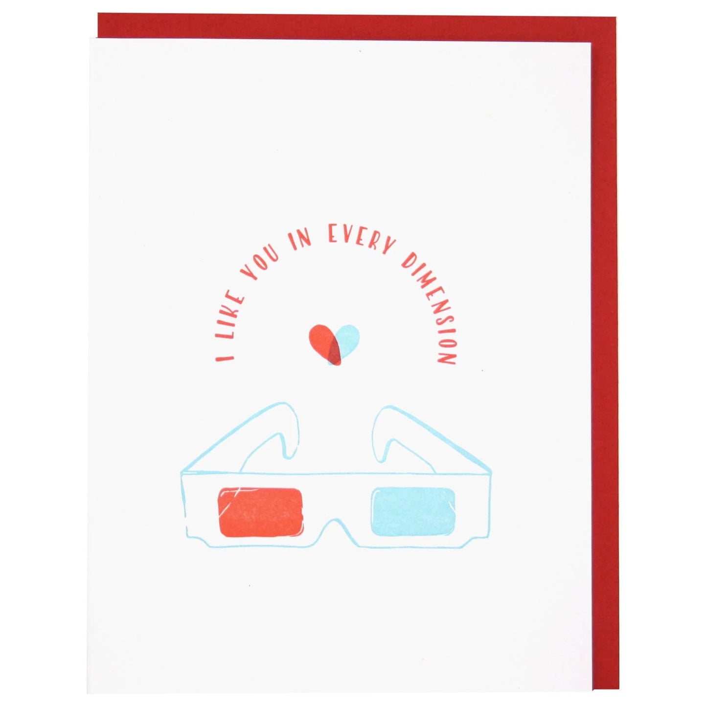 3D Glasses Card