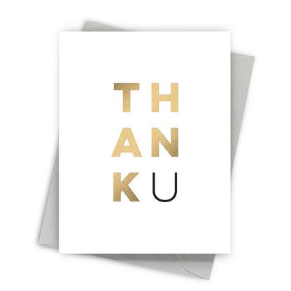 Impressed Thank U Card