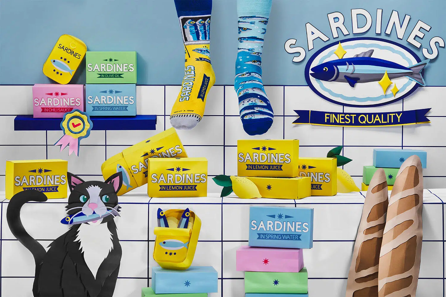 The Sardines Crew Socks