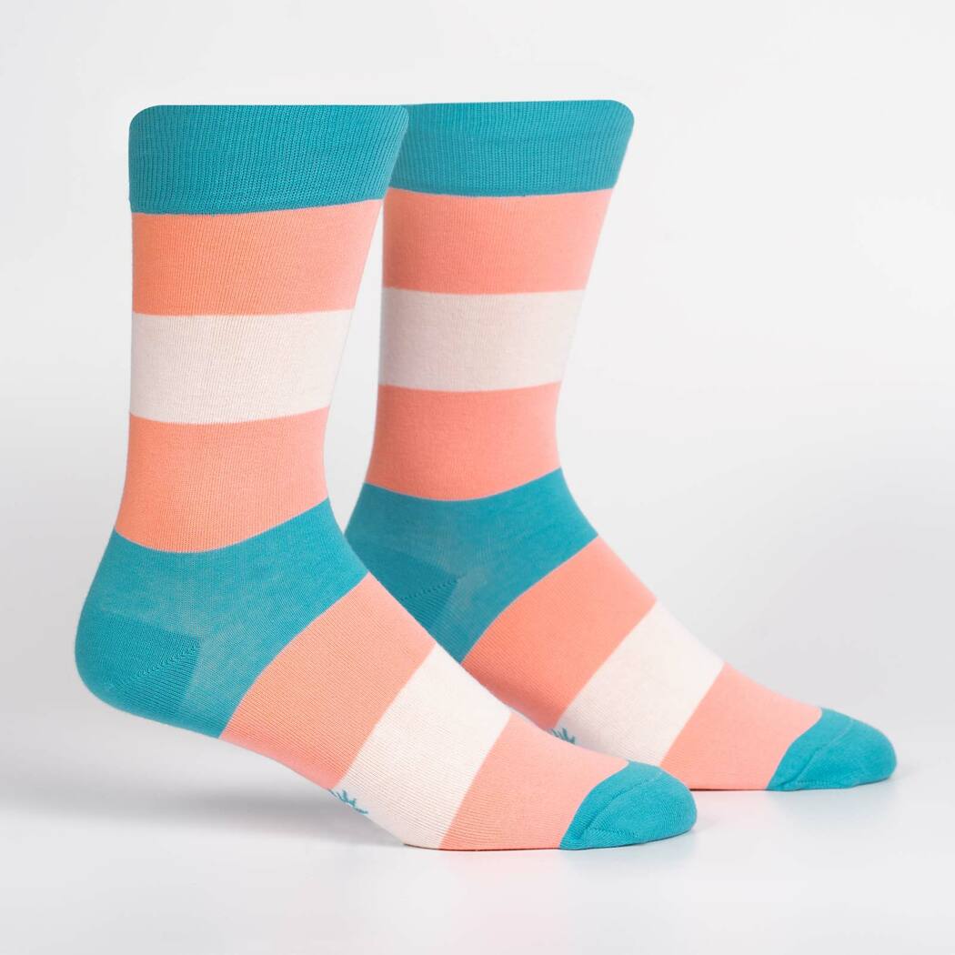 Unisex Crew Socks Trans Pride (S/M)