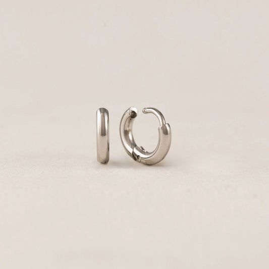 Tube 10mm Huggie Earrings
