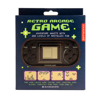 Retro Arcade Game Black Mini Arcade Game