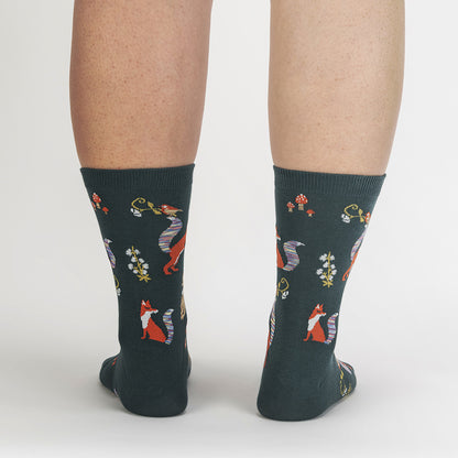 Women's Crew Socks Foxy, I Think I Love You!