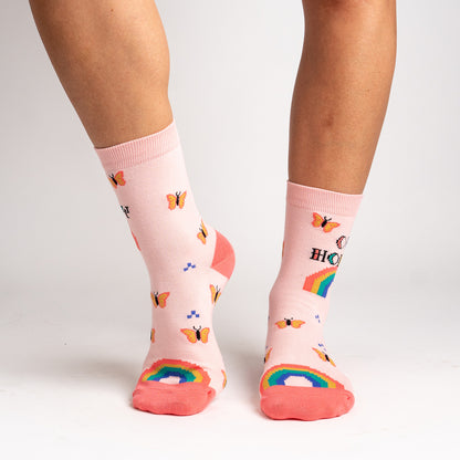 Women's Crew Socks Oh, Honey