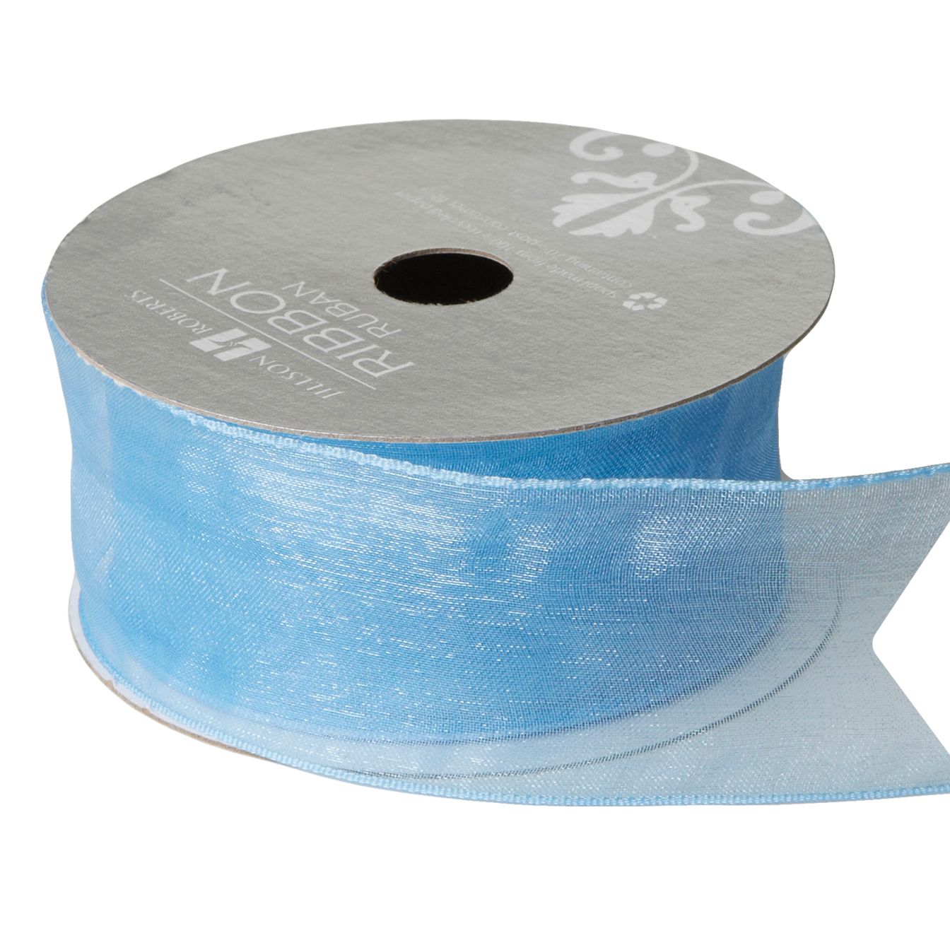 Solid Sheer Ribbon 1 1/2" Pastel Blue