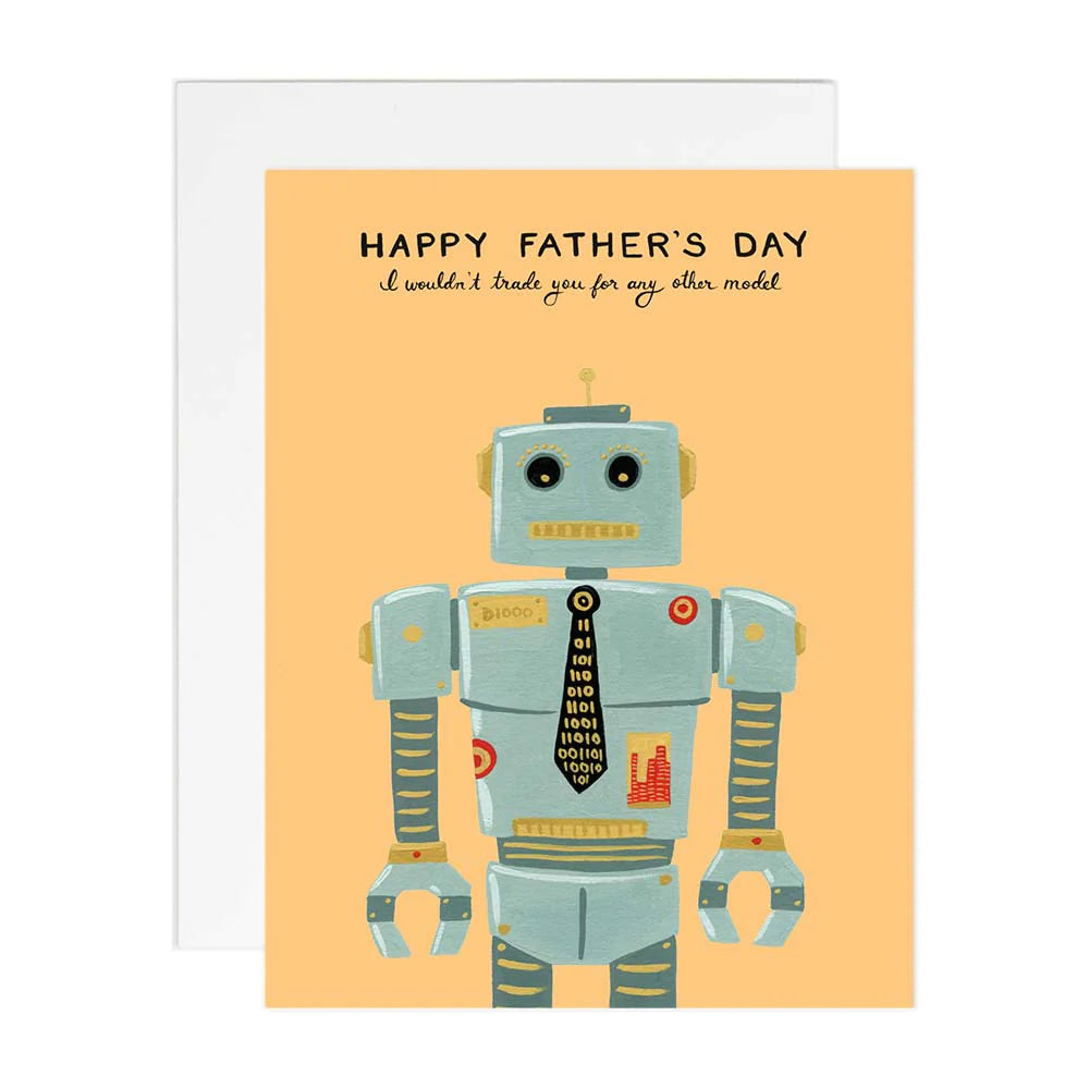 Robot Father's Day Card